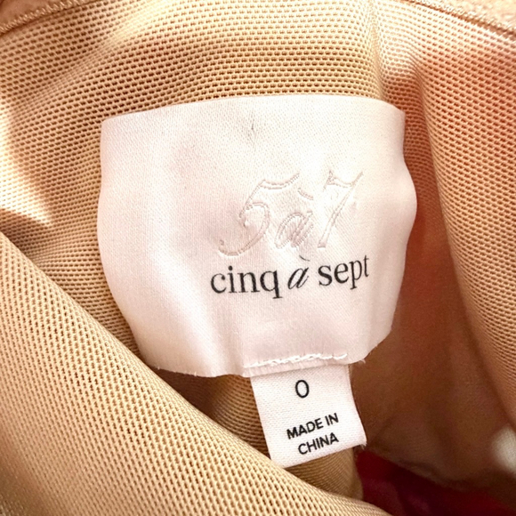 Cinq à Sept Yuki Pink Strapless Ruched Mini Dress Size 0 - Picture 7 of 8